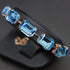 Браслет "Imperial (Aquamarine Blue)" с кристаллами Swarovski™